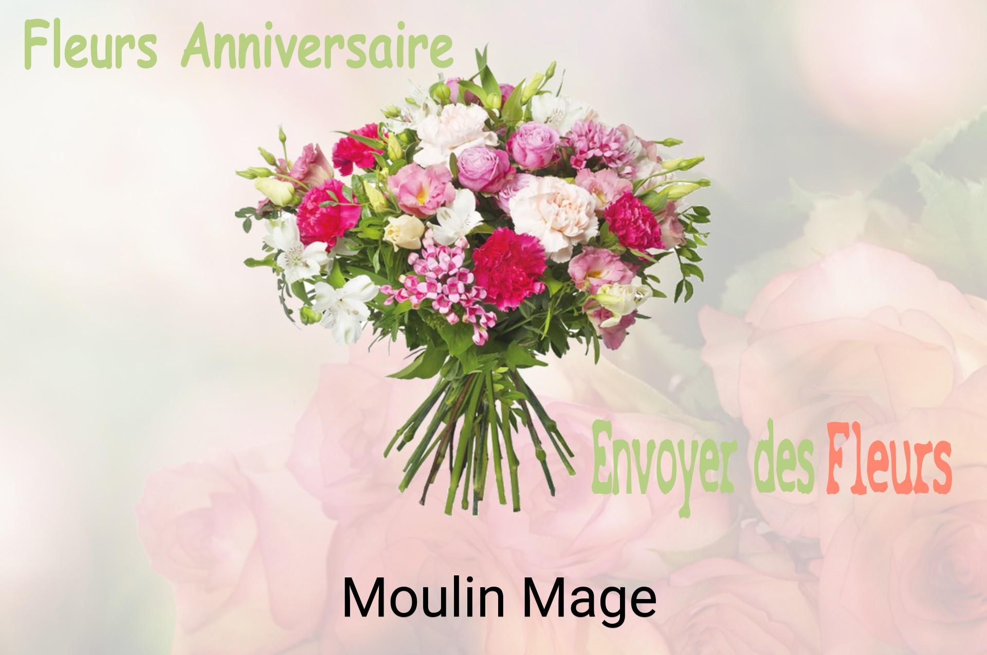 Bouquet de fleurs d’anniversaire livré à Moulin-Mage