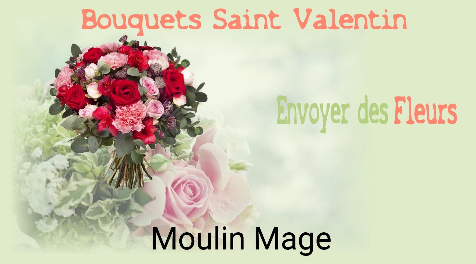 Roses de Saint-Valentin livrées à Moulin-Mage